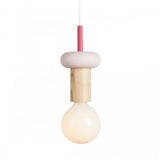 Alvar Multicolor Geometric Wood Pendant Light Modern Fixture