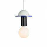 Alvar Multicolor Geometric Wood Pendant Light Modern Fixture