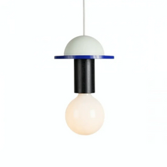 Alvar Multicolor Geometric Wood Pendant Light Modern Fixture