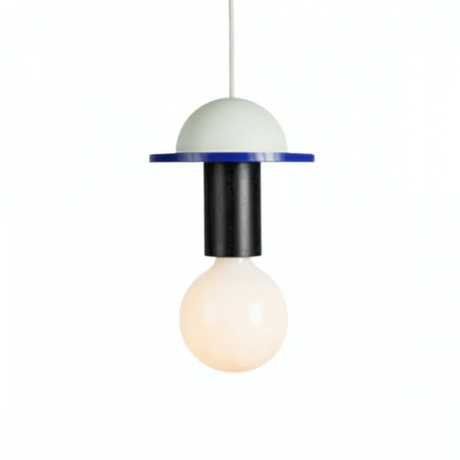 Alvar Multicolor Geometric Wood Pendant Light Modern Fixture