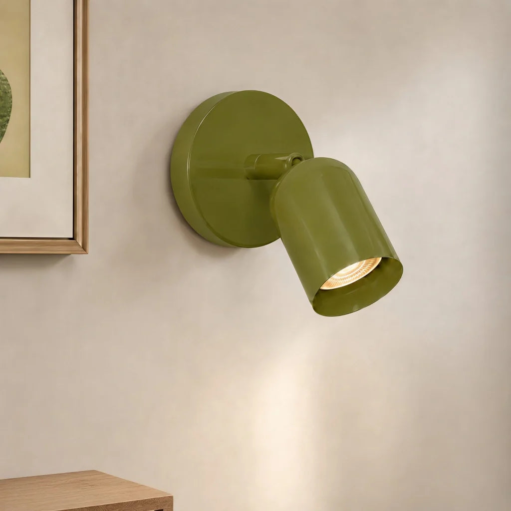 Ares Bauhaus Rotatable LED Bedside Wall Light Modern Sconce