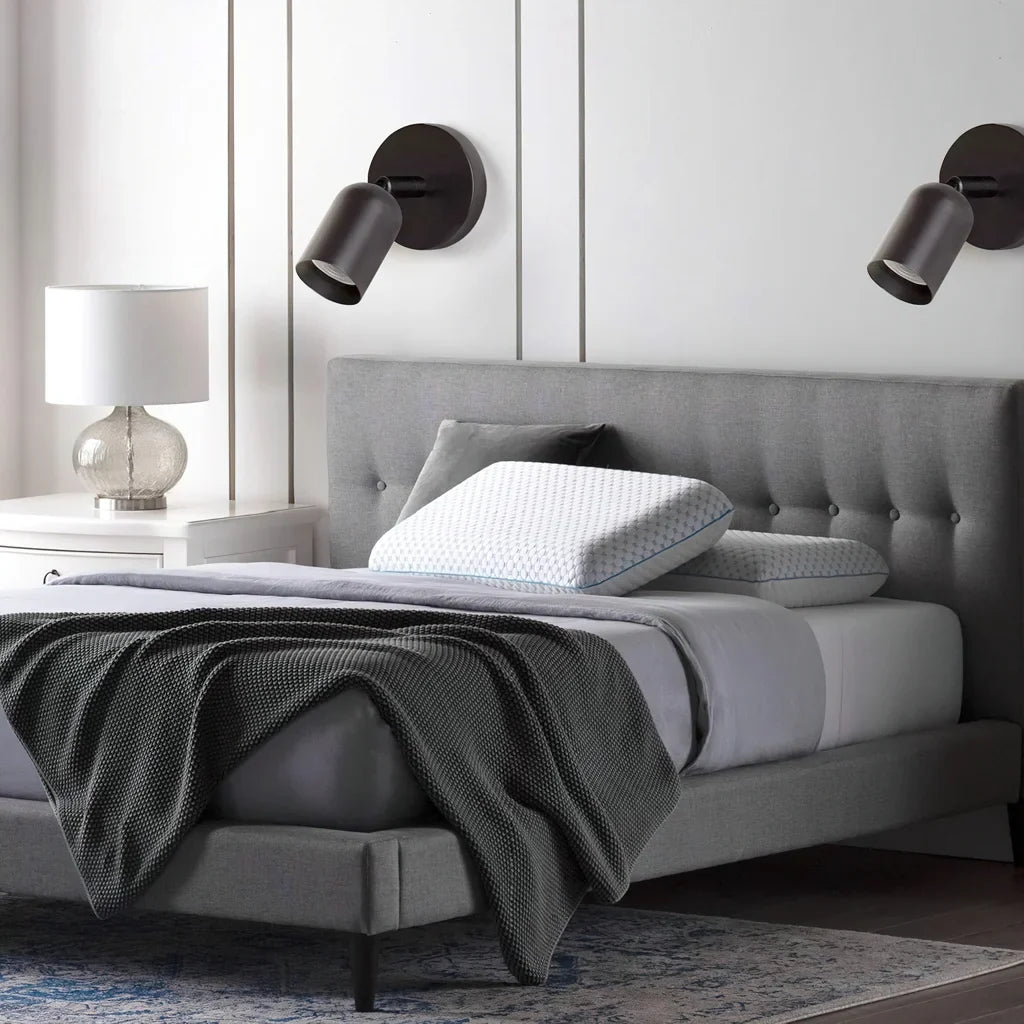 Ares Bauhaus Rotatable LED Bedside Wall Light Modern Sconce