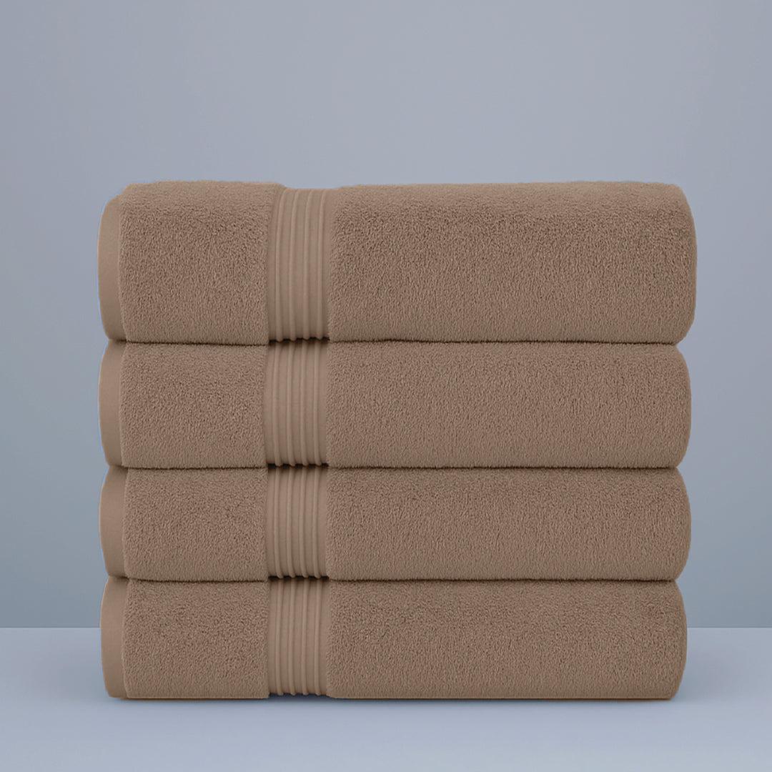 Premium Bath Towel Sets – 100% Egyptian Cotton, 550 GSM, 4 and 8-Piece Sets
