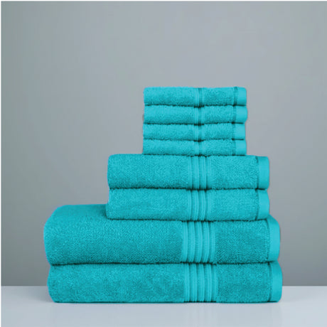 Premium Bath Towel Sets – 100% Egyptian Cotton, 550 GSM, 4 and 8-Piece Sets