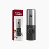 Automatic Salt and Pepper Grinder Set - Stainless Steel with LED Light