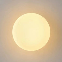 Modern Minimalist Orb Glass Wall Sconce Lamp 1-Light