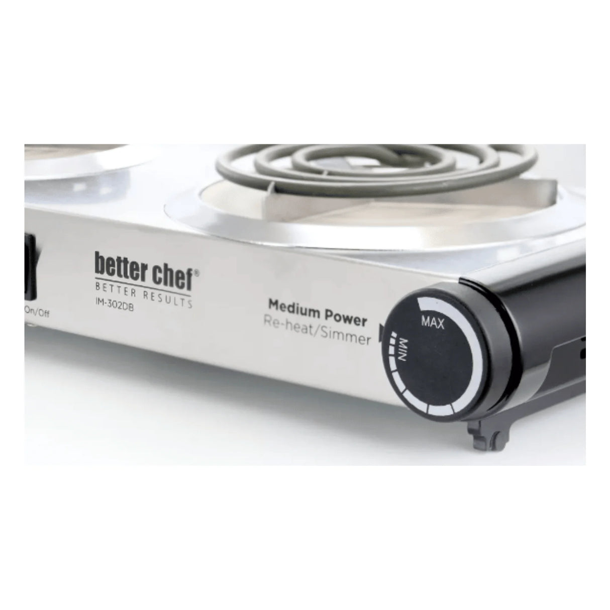 Better Chef Dual Electric Stainless Steel Buffet Cooktop Double Burner