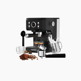 Espresso Machine with Steam Wand - Semi-Automatic Professional Coffee Maker for Home Use