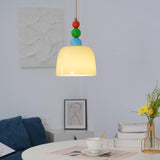 Modern Minimalist Bon Ton Pendant Light Glass Wood