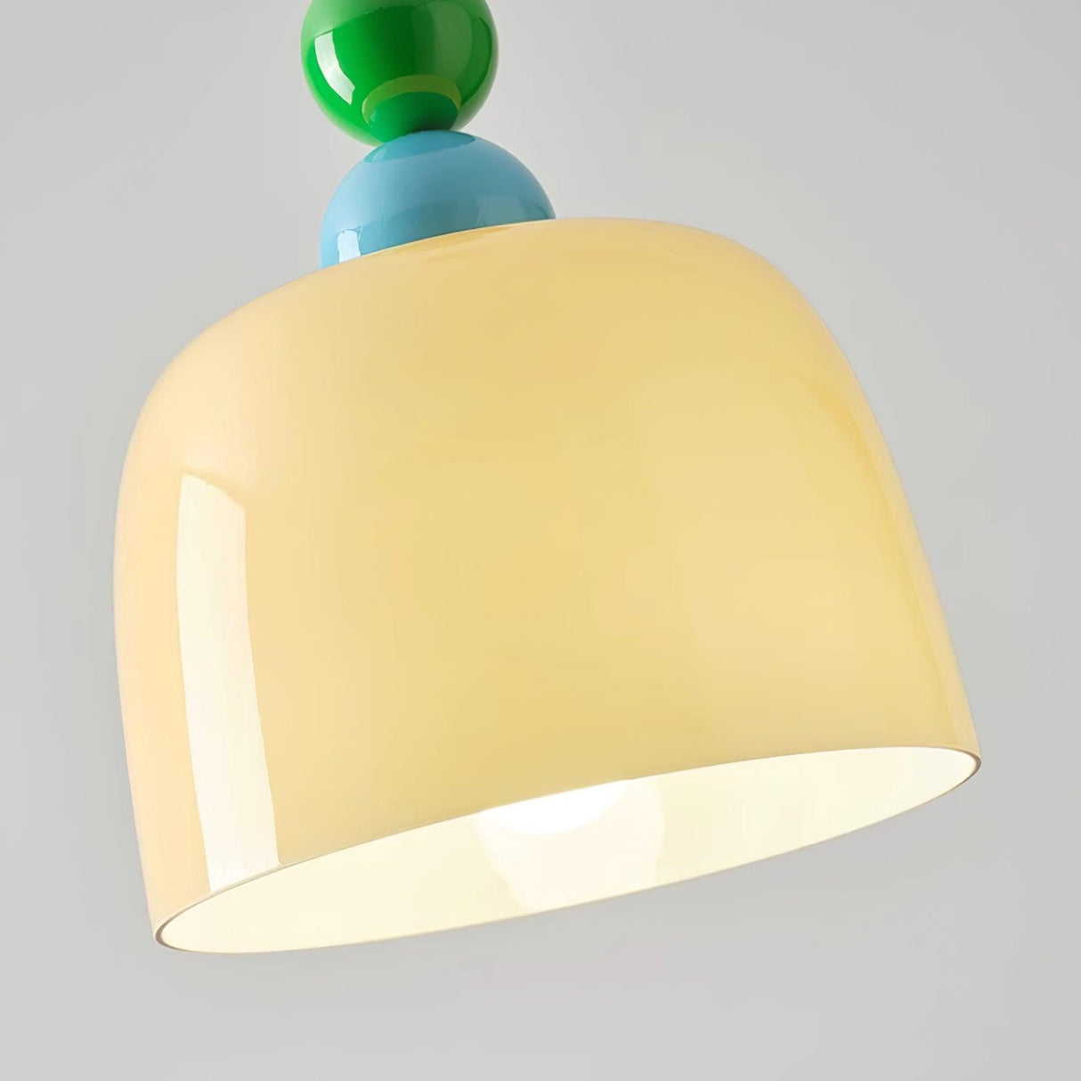 Modern Minimalist Bon Ton Pendant Light Glass Wood