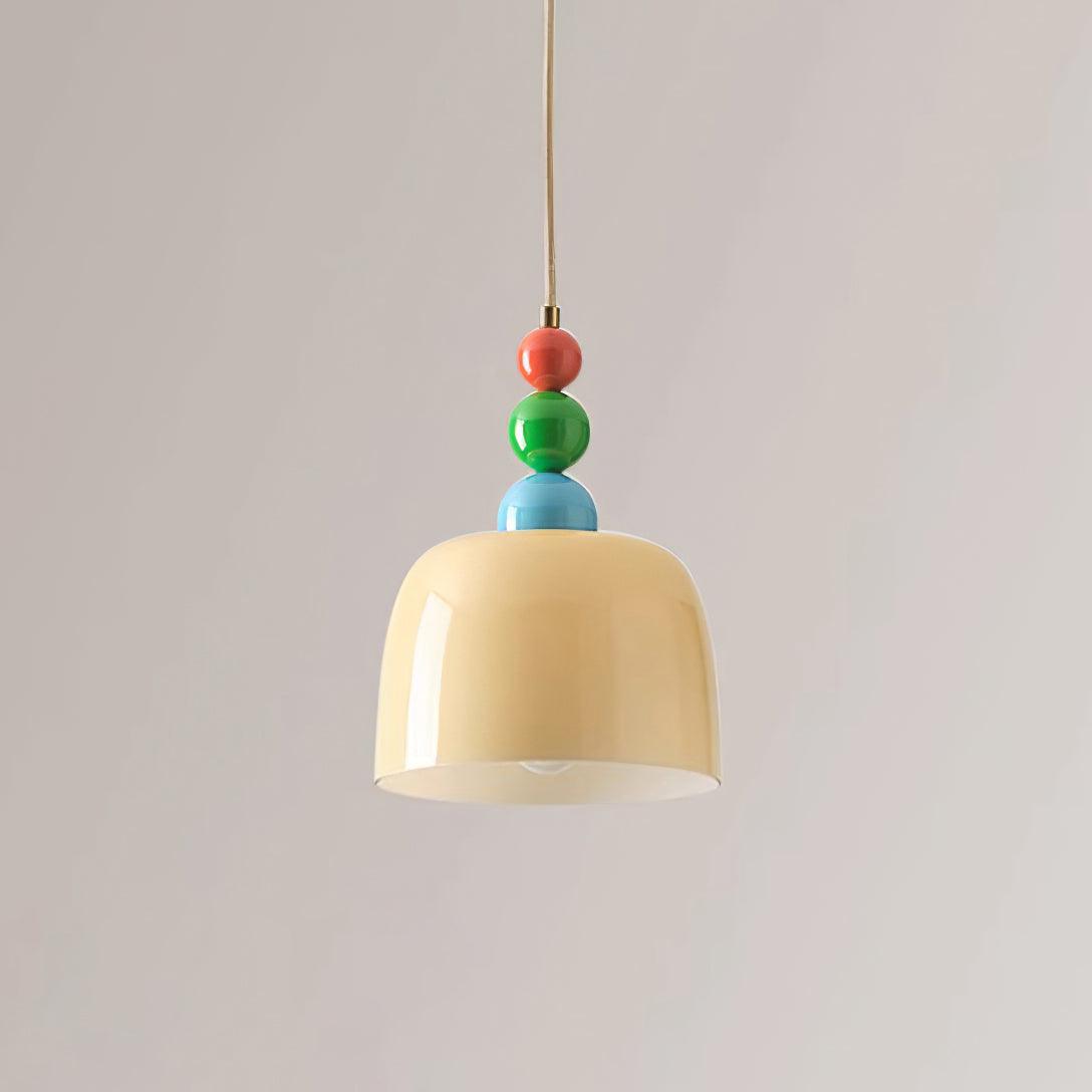 Modern Minimalist Bon Ton Pendant Light Glass Wood