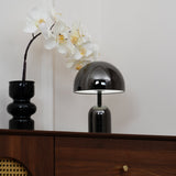 Modern Minimalist Brulee Portable LED Table Lamp Metal 1-Light