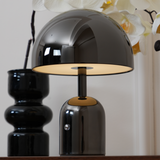 Modern Minimalist Brulee Portable LED Table Lamp Metal 1-Light