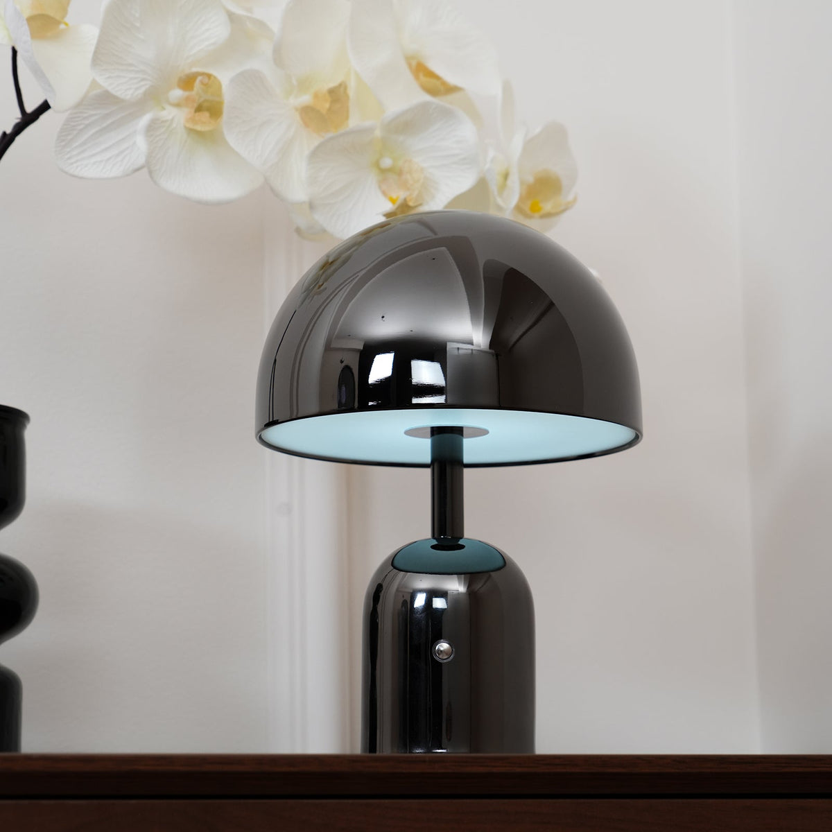 Modern Minimalist Brulee Portable LED Table Lamp Metal 1-Light