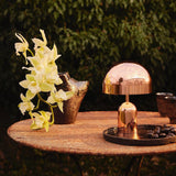 Modern Minimalist Brulee Portable LED Table Lamp Metal 1-Light