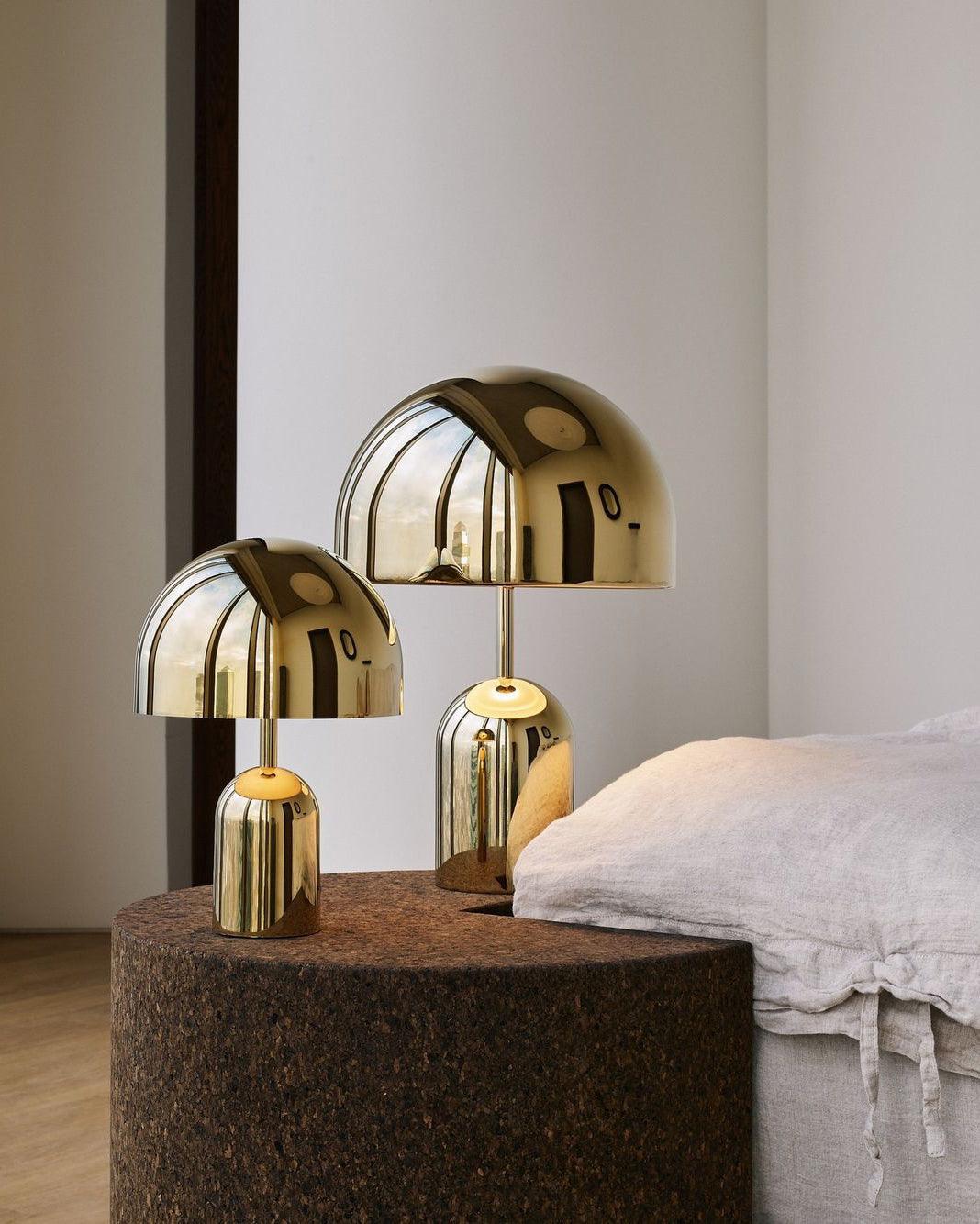 Modern Minimalist Brulee Portable LED Table Lamp Metal 1-Light
