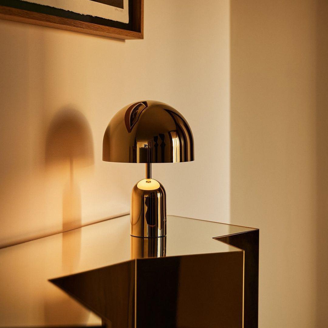 Modern Minimalist Brulee Portable LED Table Lamp Metal 1-Light