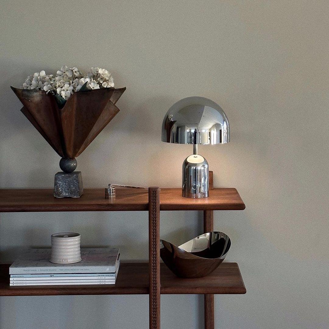 Modern Minimalist Brulee Portable LED Table Lamp Metal 1-Light