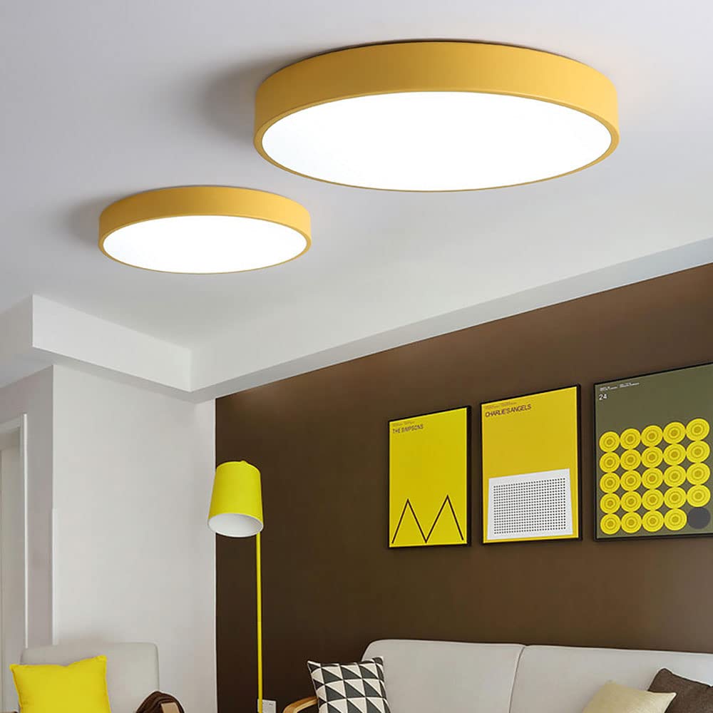 Lampsmodern-UK Circular Flush Mount LED Ceiling Light Slim Profile