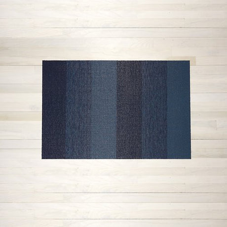 Chilewich Marbled Stripe Shag Doormat, Woven Vinyl Outdoor Welcome Mat