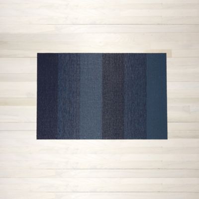 Chilewich Marbled Stripe Shag Doormat, Woven Vinyl Outdoor Welcome Mat