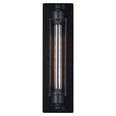 Kiera Industrial Cage Wall Sconce in Black by CWI Lighting