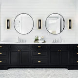 Kiera Industrial Cage Wall Sconce in Black by CWI Lighting