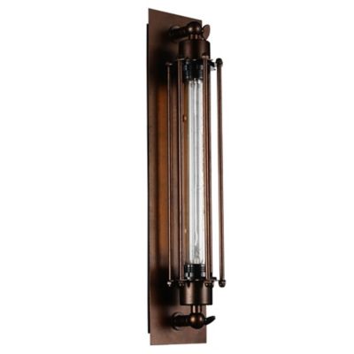 Kiera Industrial Cage Wall Sconce in Black by CWI Lighting
