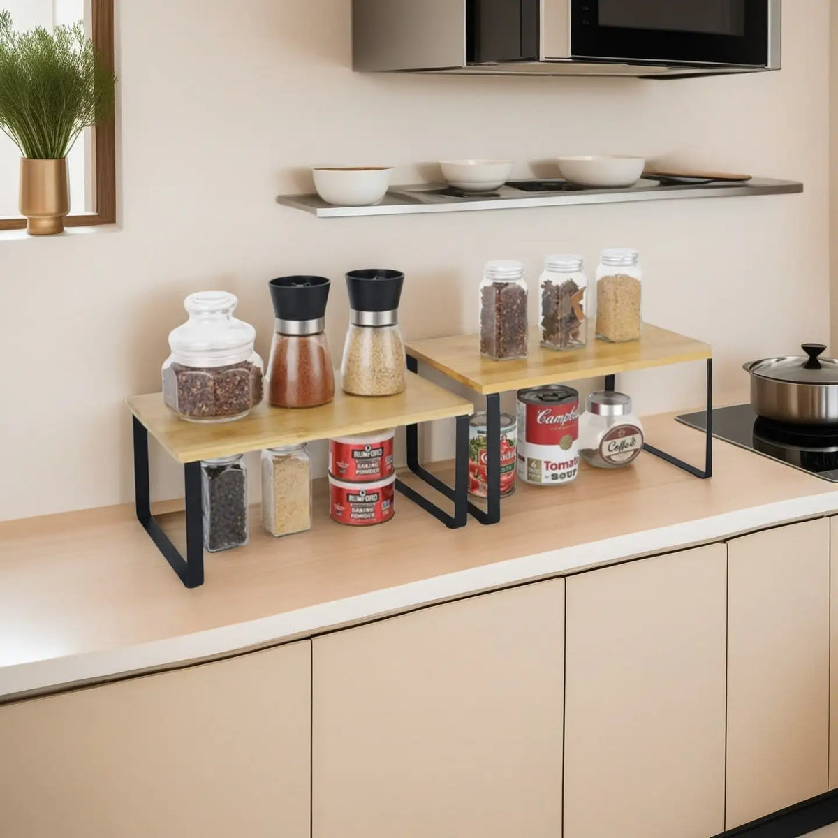 Multi Layer Rack for Kitchen - Space Saver | Yamazaki Home – Hurbane Home