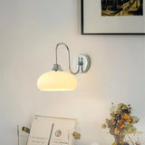Calypso Bauhaus Curved Glass Wall Lamp Modern Sconce