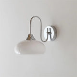 Calypso Bauhaus Curved Glass Wall Lamp Modern Sconce