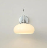 Calypso Bauhaus Curved Glass Wall Lamp Modern Sconce