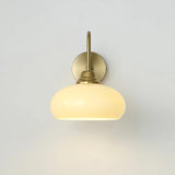 Calypso Bauhaus Curved Glass Wall Lamp Modern Sconce
