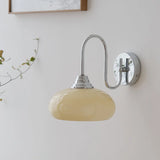 Calypso Bauhaus Curved Glass Wall Lamp Modern Sconce