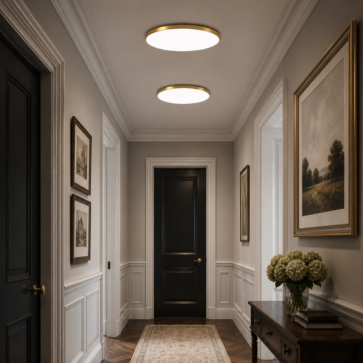 Lampsmodern-UK Modern Round LED Ceiling Light Slim Flush Mount