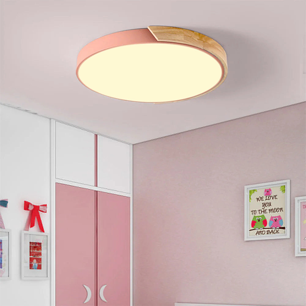 Lampsmodern-UK Colorful Simple LED Round Ceiling Light Flush Mount