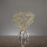 Crystal Coral Tree Vase