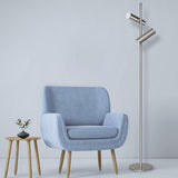 Dainolite Constance Adjustable LED Floor Lamp with Frosted Diffusers