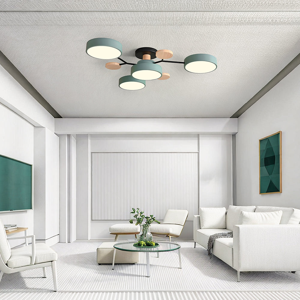 Lampsmodern-UK Circular LED Ceiling Light 33.5-37in Dia 5.5in