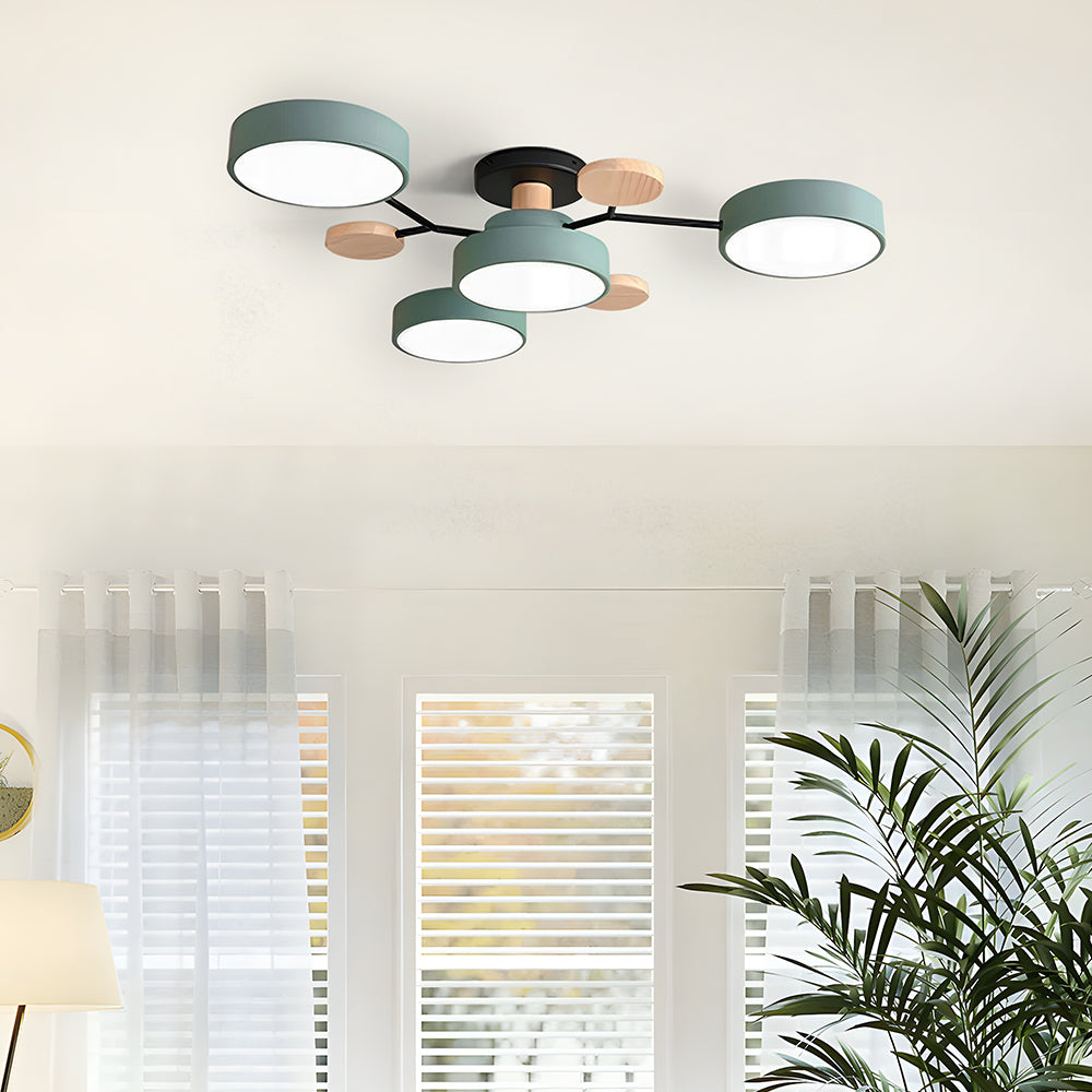 Lampsmodern-UK Circular LED Ceiling Light 33.5-37in Dia 5.5in