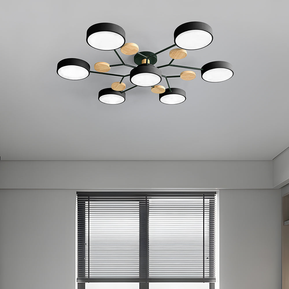 Lampsmodern-UK Circular LED Ceiling Light 33.5-37in Dia 5.5in