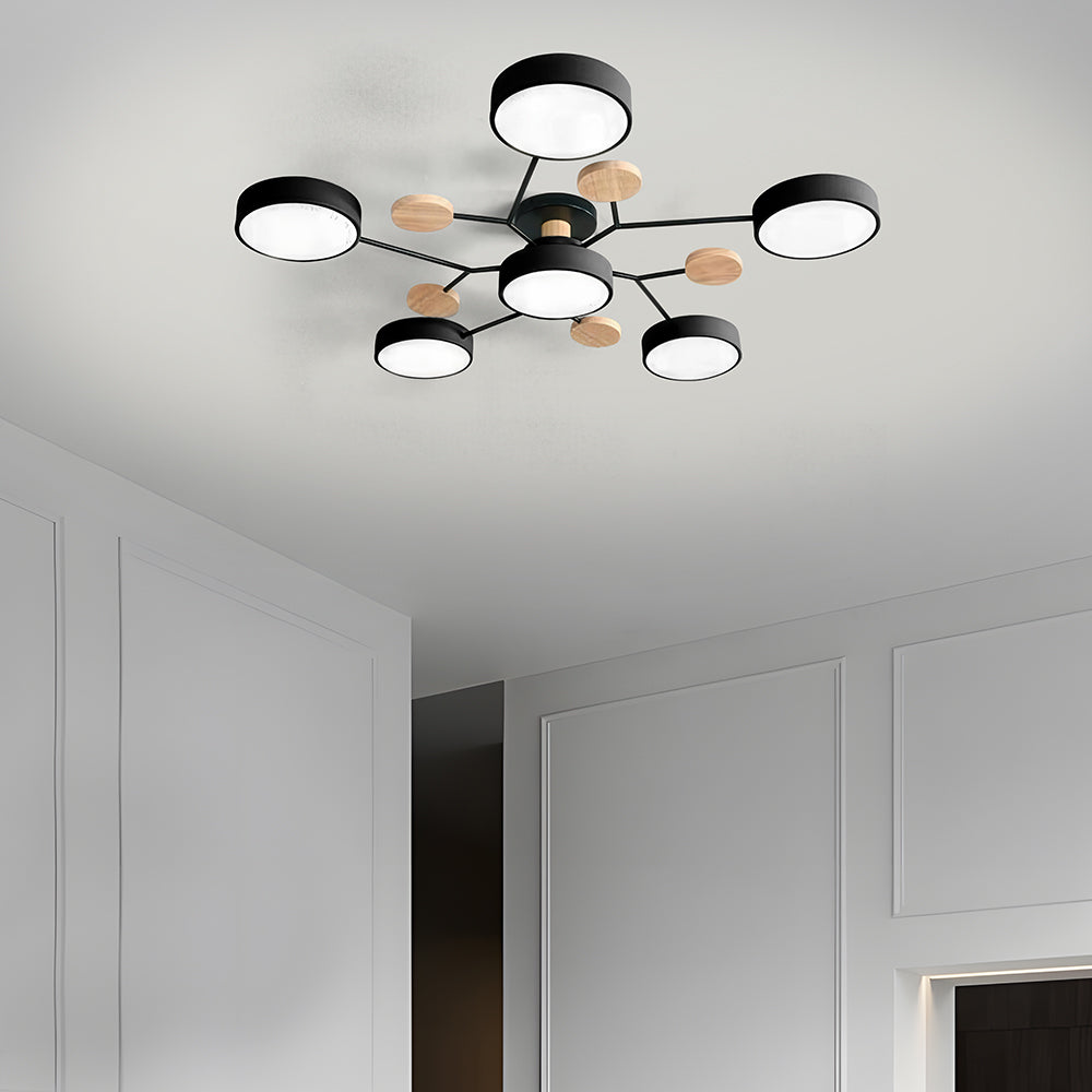 Lampsmodern-UK Circular LED Ceiling Light 33.5-37in Dia 5.5in