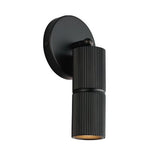 Reeds LED Wall Sconce Fluted Aluminum Cylinder, 3000K Soft White