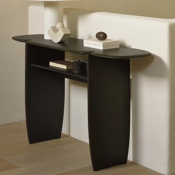 Ethnicraft PI Solid Wood Console Table Mahogany or Oak Accent