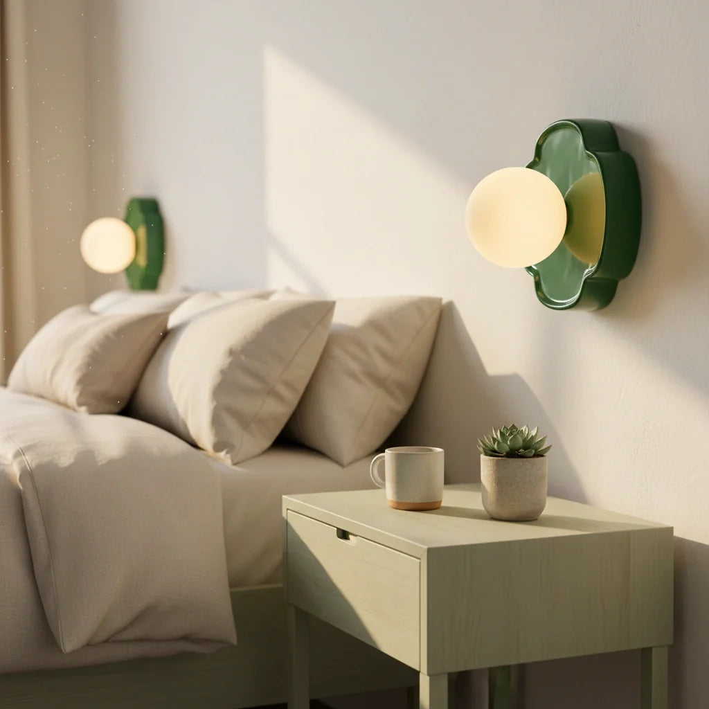 Elowen Modern Resin Orb Wall Lamp Modern Fixture
