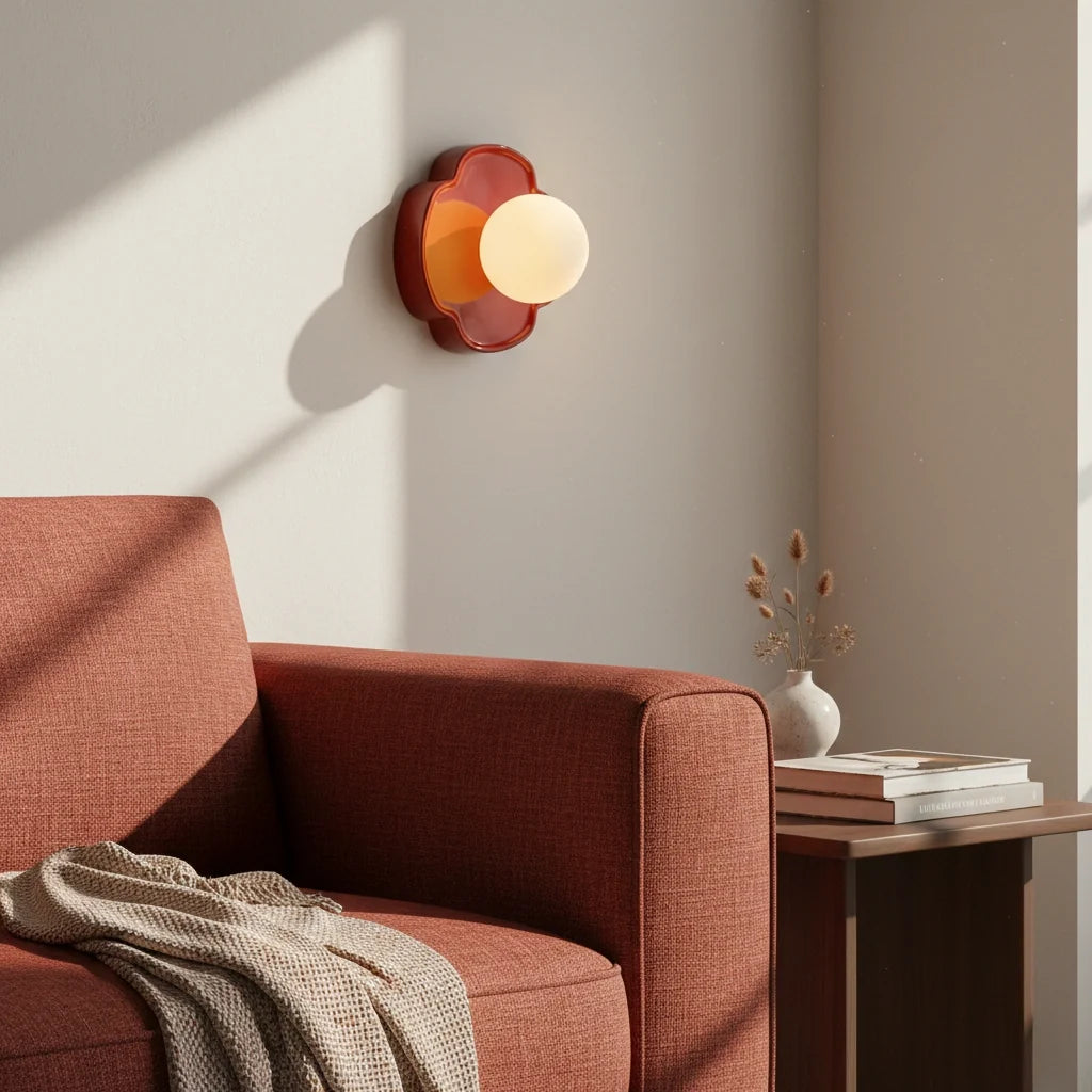 Elowen Modern Resin Orb Wall Lamp Modern Fixture