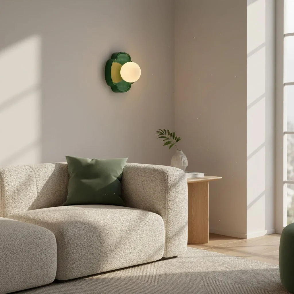 Elowen Modern Resin Orb Wall Lamp Modern Fixture