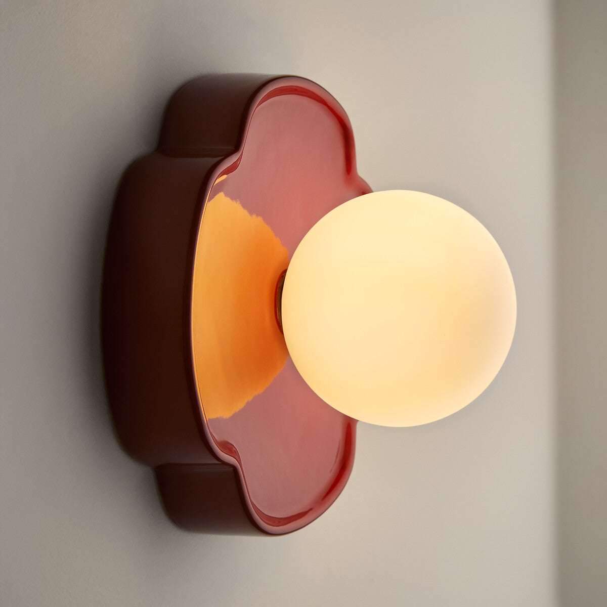 Elowen Modern Resin Orb Wall Lamp Modern Fixture