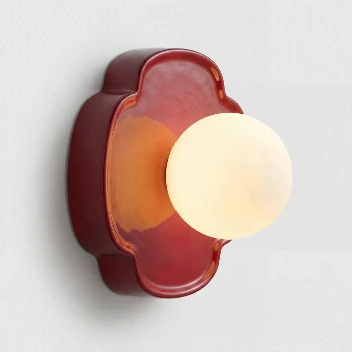 Elowen Modern Resin Orb Wall Lamp Modern Fixture