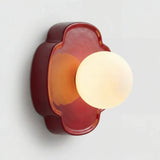 Elowen Modern Resin Orb Wall Lamp Modern Fixture
